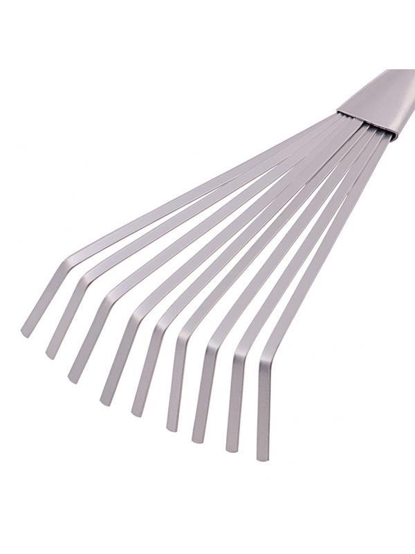 Грабли веерные 9 - зубые, 130 х 420 мм, стальные, пластиковая рукоятка, Connect, Palisad