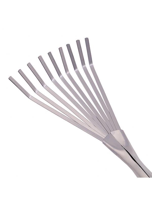 Грабли веерные 9 - зубые, 130 х 420 мм, стальные, пластиковая рукоятка, Connect, Palisad