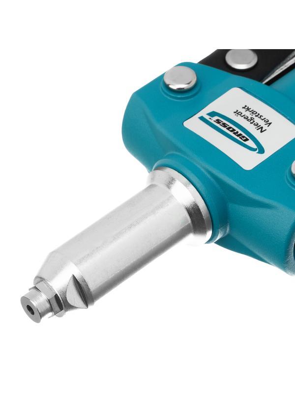 Заклепочник двуручный 420 мм, двухкомпонентные рукоятки, для заклепок 2.4-3.2-4.0-4.8 Gross