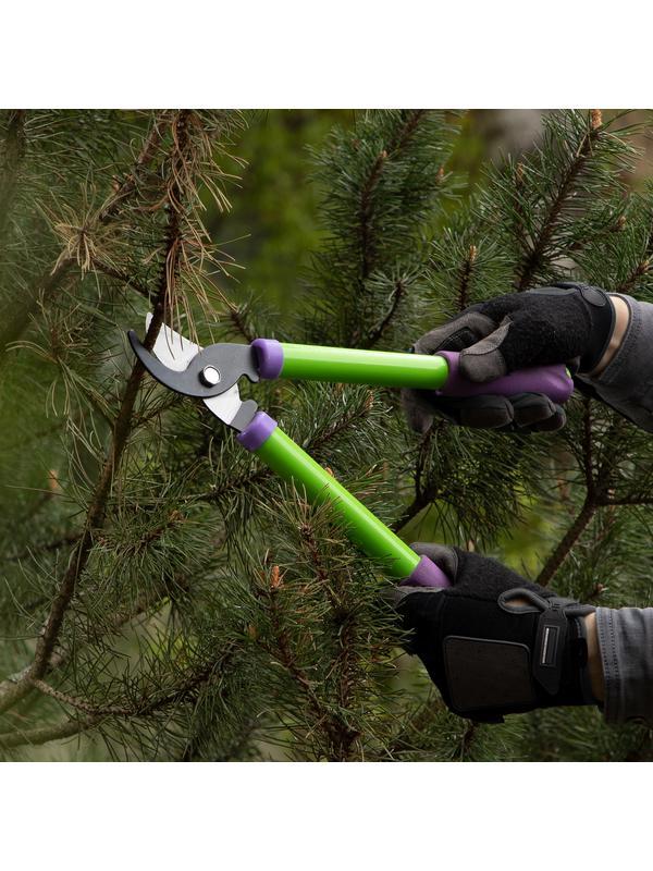 Сучкорез прямого реза, 350 мм, стальные обрезиненные рукоятки, Palisad