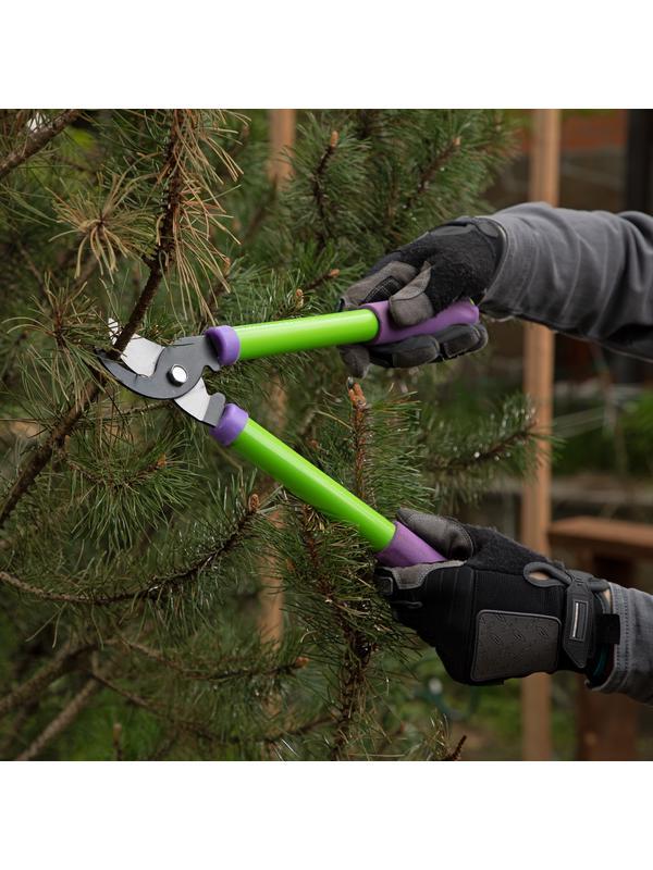 Сучкорез прямого реза, 350 мм, стальные обрезиненные рукоятки, Palisad