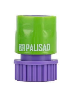 Соединитель пластмассовый, быстросъемный, внутренняя резьба 3/4, аквастоп Palisad