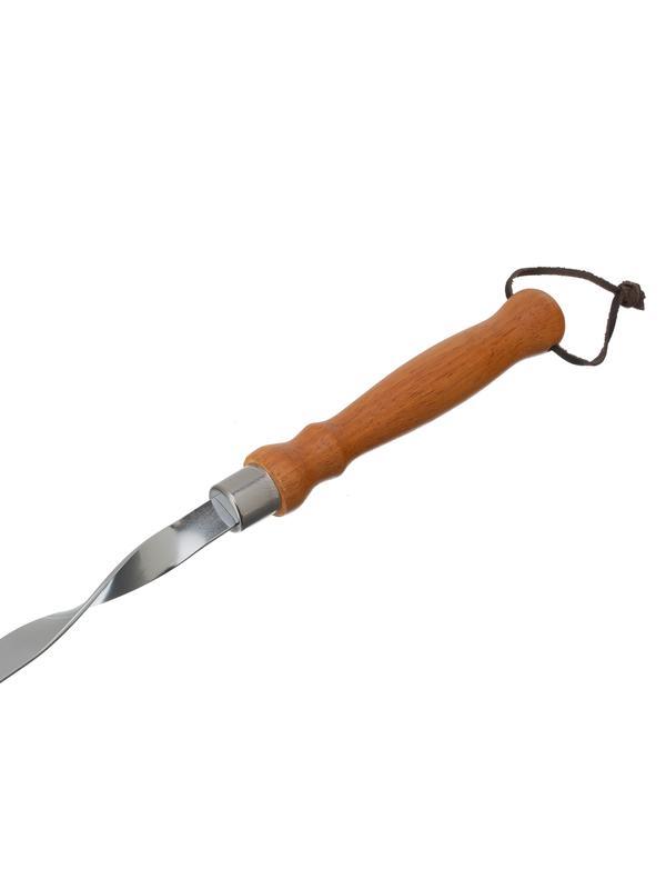 Шампур плоский 620 x 14 x 2 мм с деревянной рукояткой Camping Palisad