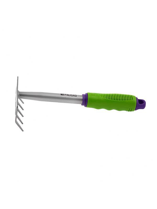 Грабли 5 - зубые, 115 х 275 мм, стальные, пластиковая рукоятка, Connect, Palisad
