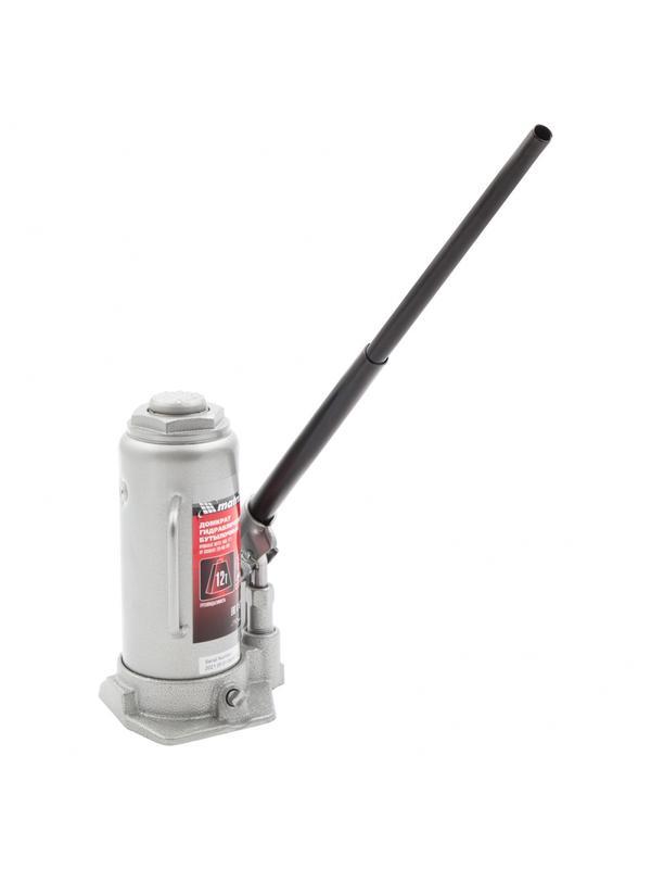 Домкрат гидравлический бутылочный, 12 т, высота подъема 230-465 мм Matrix