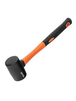 Киянка резиновая, 225 г, черная резина, фибергласовая рукоятка Sparta