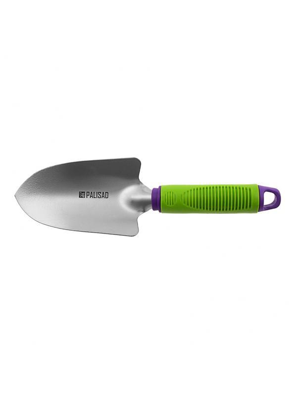 Совок посадочный широкий, 85 х 300 мм, стальной, пластиковая рукоятка, Connect, Palisad