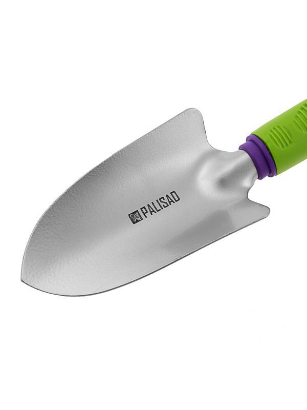 Совок посадочный широкий, 85 х 300 мм, стальной, пластиковая рукоятка, Connect, Palisad