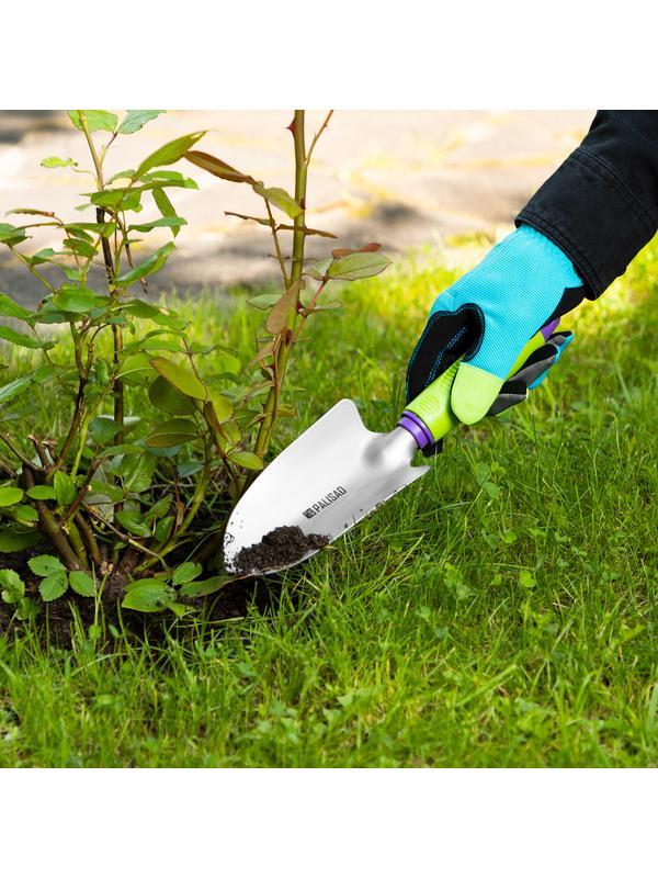 Совок посадочный широкий, 85 х 300 мм, стальной, пластиковая рукоятка, Connect, Palisad