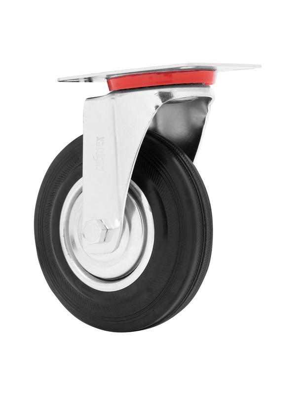 Колесо поворотное D 125 мм, крепление  платформенное Сибртех