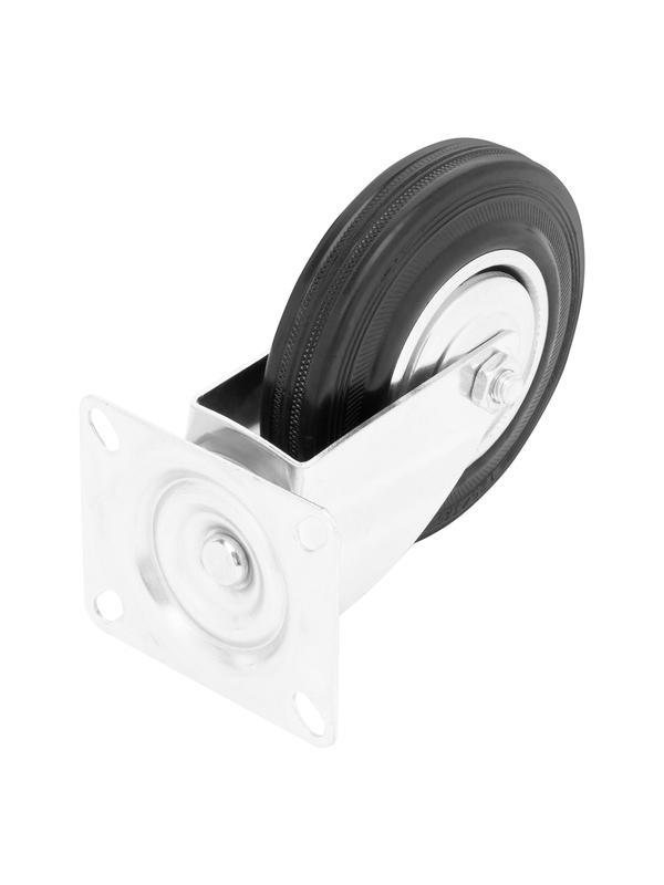 Колесо поворотное D 125 мм, крепление  платформенное Сибртех