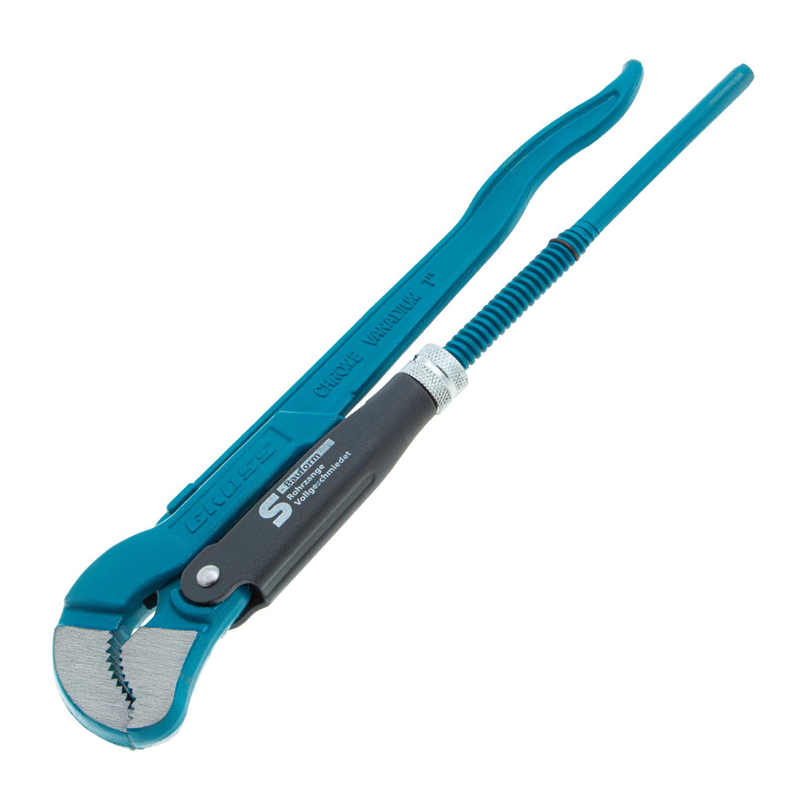 Ключ трубный рычажный 1, №1, цельнокованый, CrV, тип 