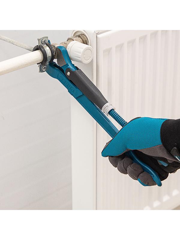 Ключ трубный рычажный 1, №1, цельнокованый, CrV, тип 