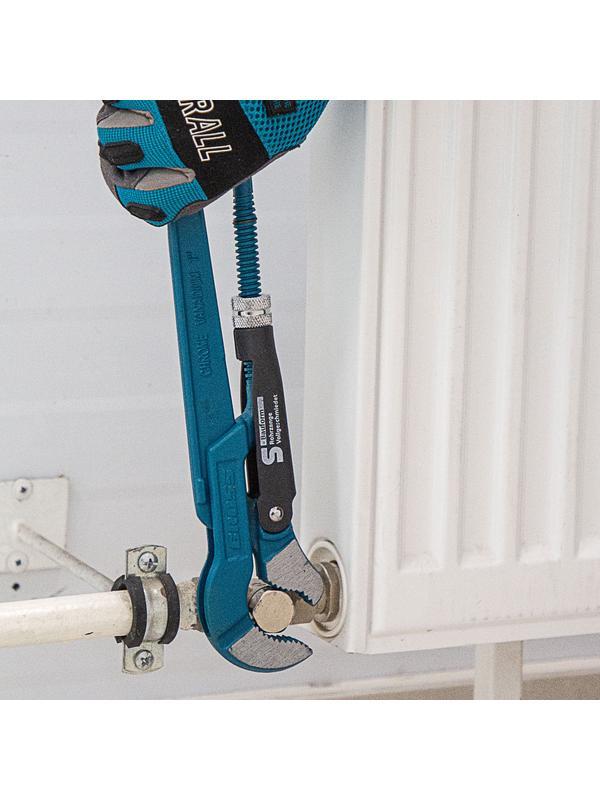 Ключ трубный рычажный 1, №1, цельнокованый, CrV, тип 