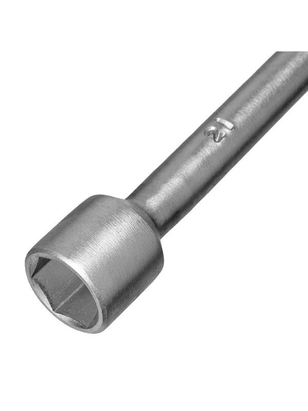 Ключ-крест баллонный, 17 х 19 х 21 х 22 мм, под квадрат 1/2, усиленный, с переходником на 1/2 Stels