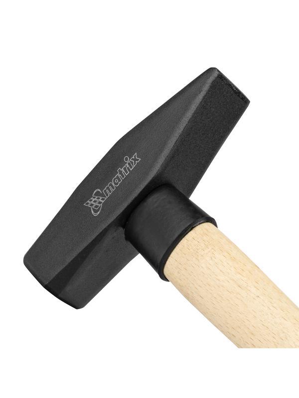 Молоток слесарный, 600 г, квадратный боек, деревянная рукоятка Matrix
