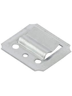 Кляймер №1, оцинкованный с гвоздями, 100 шт Россия Сибртех