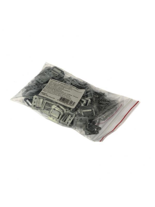 Кляймер №1, оцинкованный с гвоздями, 100 шт Россия Сибртех