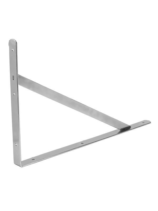 Кронштейн усиленный, 500 х 350 х 30 х 4 мм, оцинкованный Сибртех