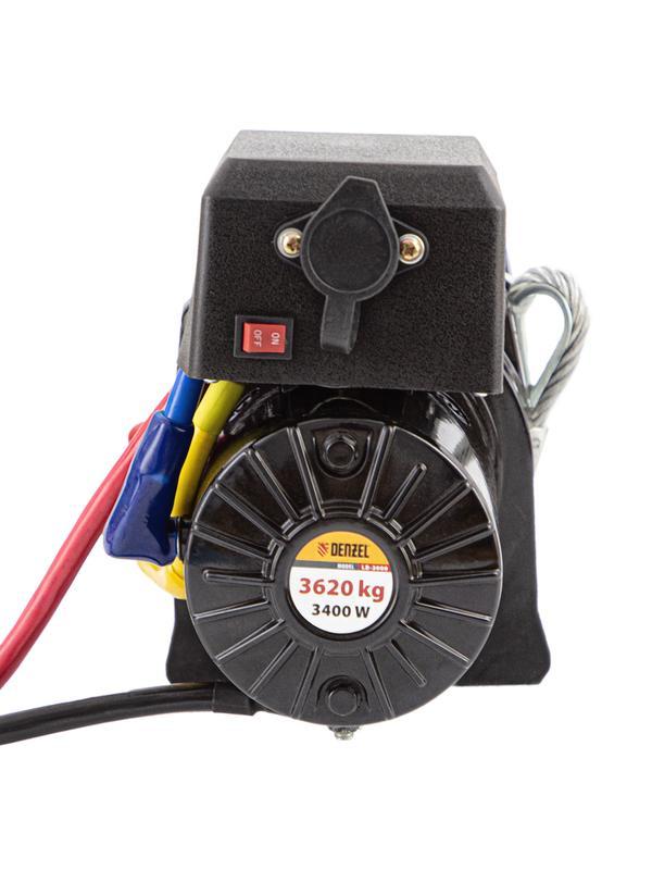 Лебедка автомобильная электрическая Denzel 52023 LB-3000.3.6 т, 3.4 кВт, 12 В / 29 м.