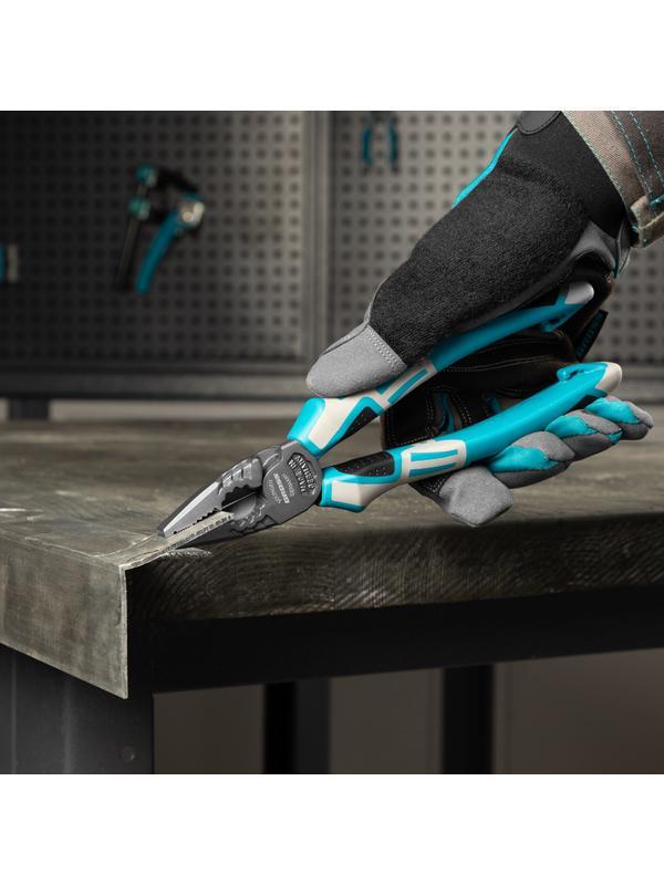 Плоскогубцы комбинированные 205 мм, трехкомпонентные рукоятки Gross