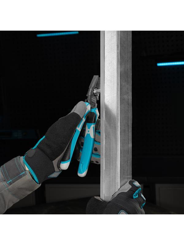 Плоскогубцы комбинированные 205 мм, трехкомпонентные рукоятки Gross