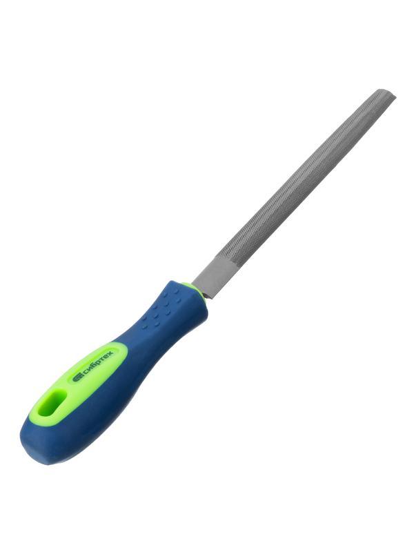 Напильник, 150 мм, полукруглый, двухкомпонентная рукоятка, №2 Сибртех