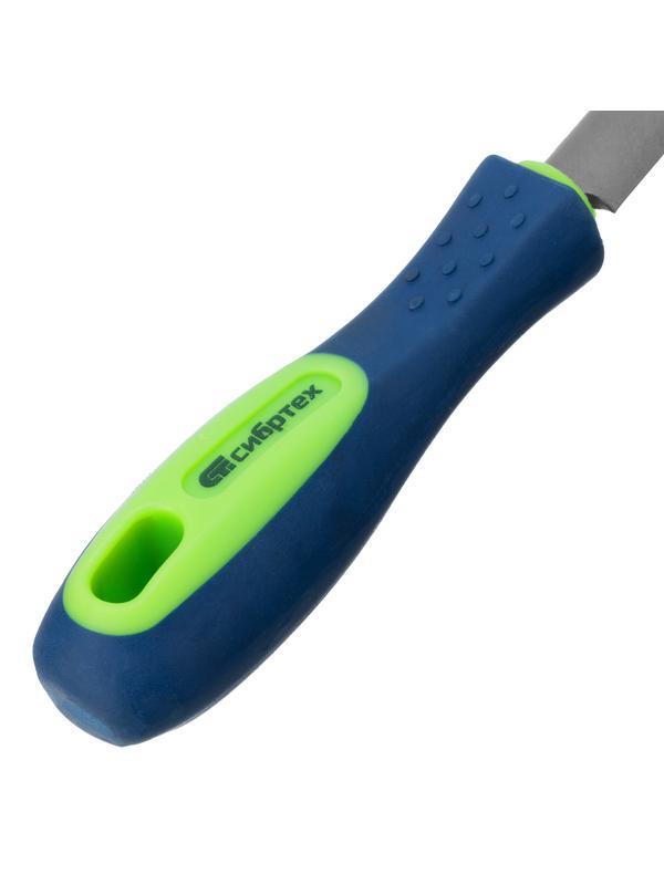 Напильник, 150 мм, полукруглый, двухкомпонентная рукоятка, №2 Сибртех