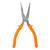 Длинногубцы прямые Classic, 200 мм, шлифованные, пластмассовые рукоятки Sparta