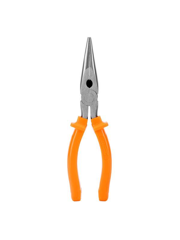 Длинногубцы прямые Classic, 200 мм, шлифованные, пластмассовые рукоятки Sparta