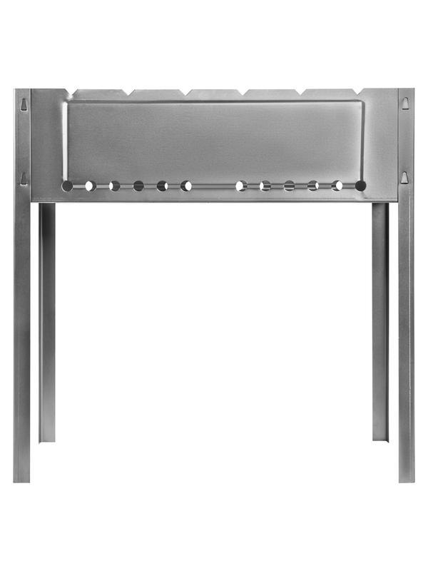 Мангал облегченный с ребрами жесткости 500 х 300 х 500 мм, Россия Camping Palisad