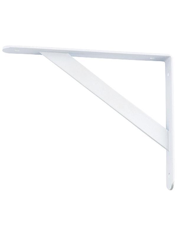 Кронштейн усиленный, 250 х 200 х 30 х 4 мм, белый Сибртех