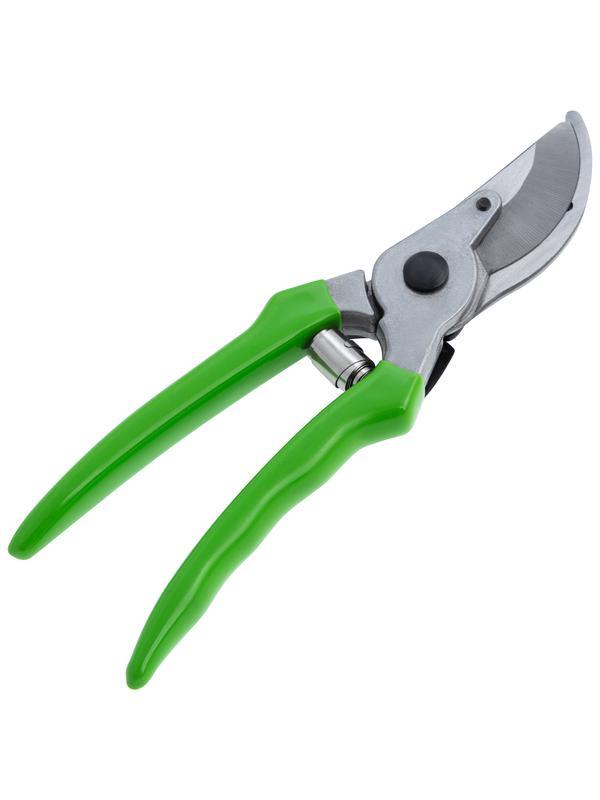 Секатор прямого реза, 200 мм, металлические обрезиненные рукоятки, Palisad