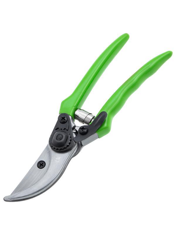 Секатор прямого реза, 200 мм, металлические обрезиненные рукоятки, Palisad