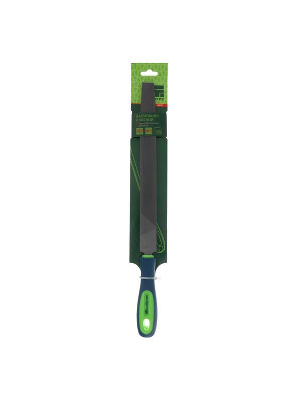 Напильник, 250 мм, плоский, двухкомпонентная рукоятка, №2 Сибртех