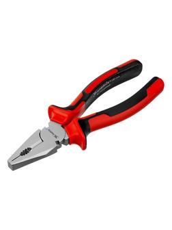 Плоскогубцы Nickel, 180 мм, никелированные, двухкомпонентные рукоятки Matrix