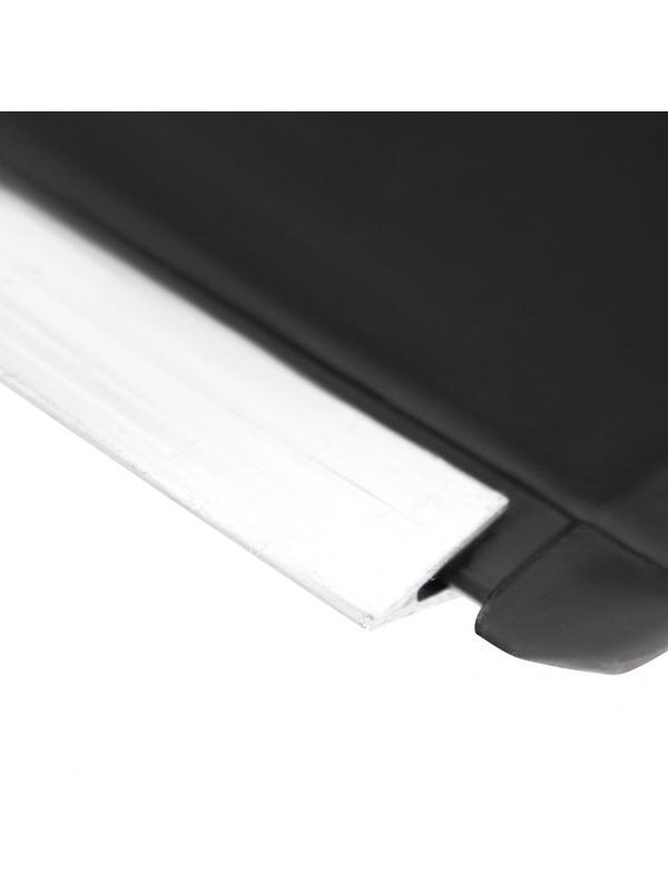 Лопата для уборки снега пластиковая, 530 х 375 х 1400 мм, алюминиевый черенок, Россия, Сибртех