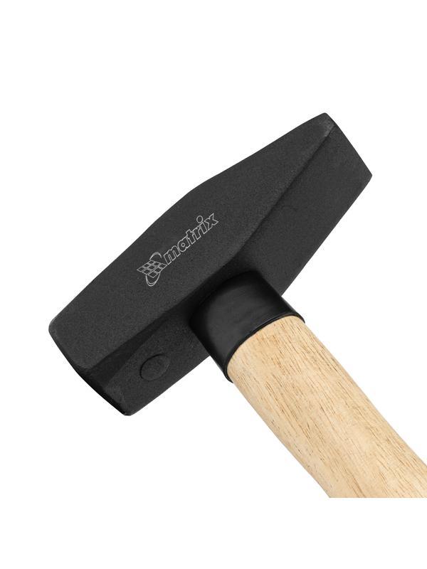 Молоток слесарный, 1500 г, квадратный боек, деревянная рукоятка Matrix