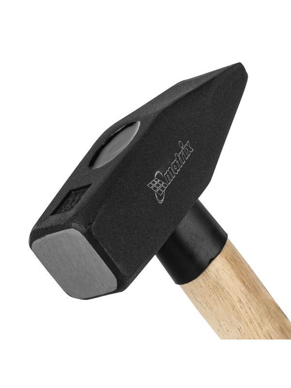 Молоток слесарный, 1500 г, квадратный боек, деревянная рукоятка Matrix