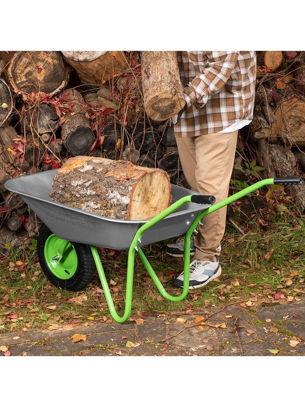 Тачка садовая, облегченная, объем 65 л Сибртех 689615