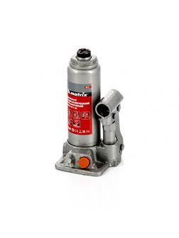 Домкрат гидравлический бутылочный, 2 т, h подъема 181-345 мм, в пластиковом кейсе Matrix