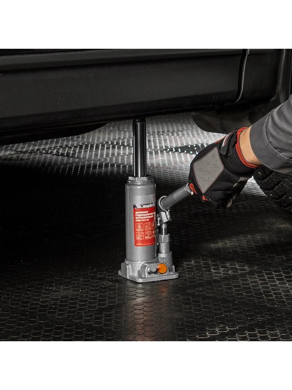 Домкрат гидравлический бутылочный, 2 т, h подъема 181-345 мм, в пластиковом кейсе Matrix