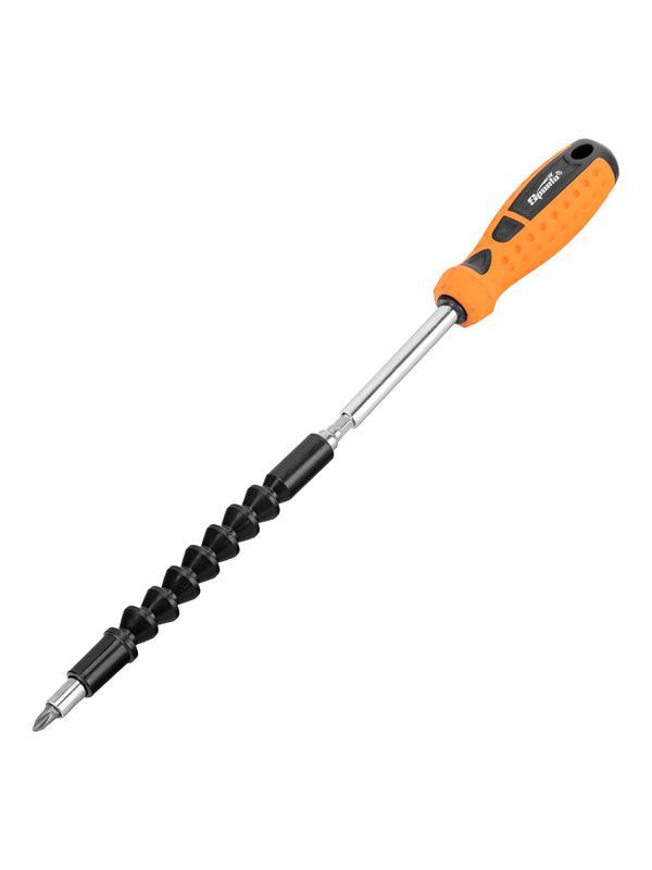 Отвертка телескопическая, набор бит, гибкий привод, 8 шт, Sparta