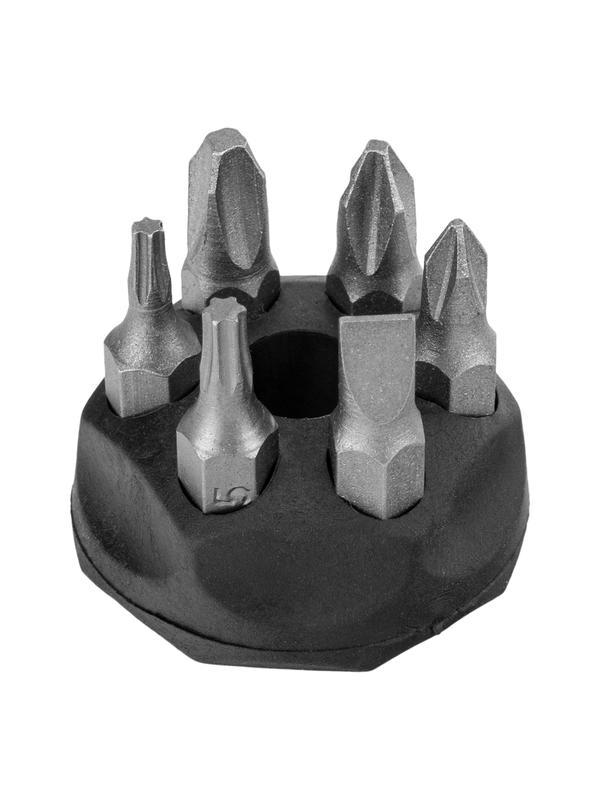 Отвертка телескопическая, набор бит, гибкий привод, 8 шт, Sparta