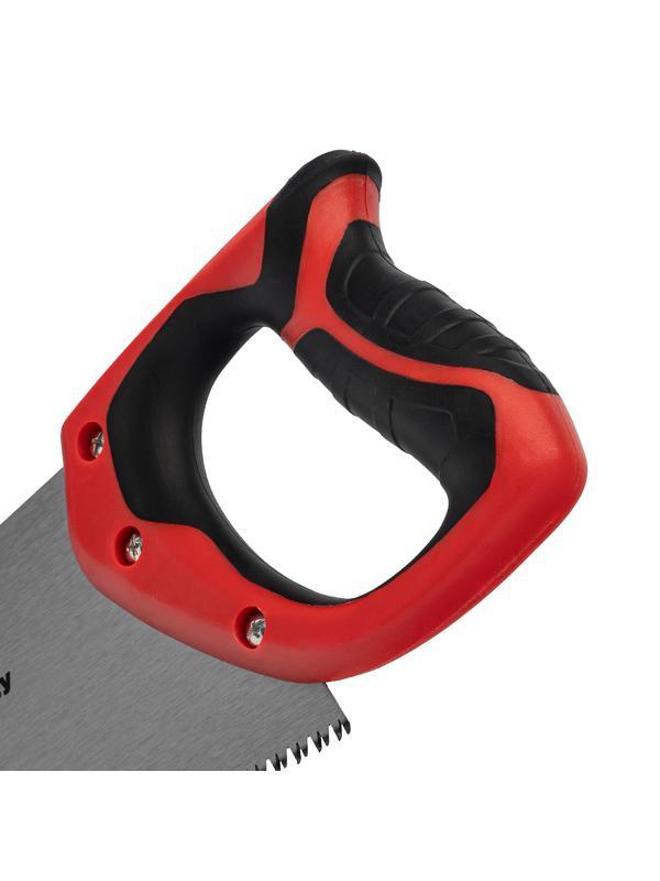 Ножовка по дереву, 500 мм, 7-8 TPI, зуб-3D, каленый зуб, двухкомпонентная рукоятка Matrix