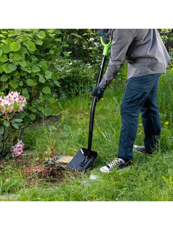 Лопата совковая, 215х305х1300 мм, цельнометаллическая, Россия, Сибртех