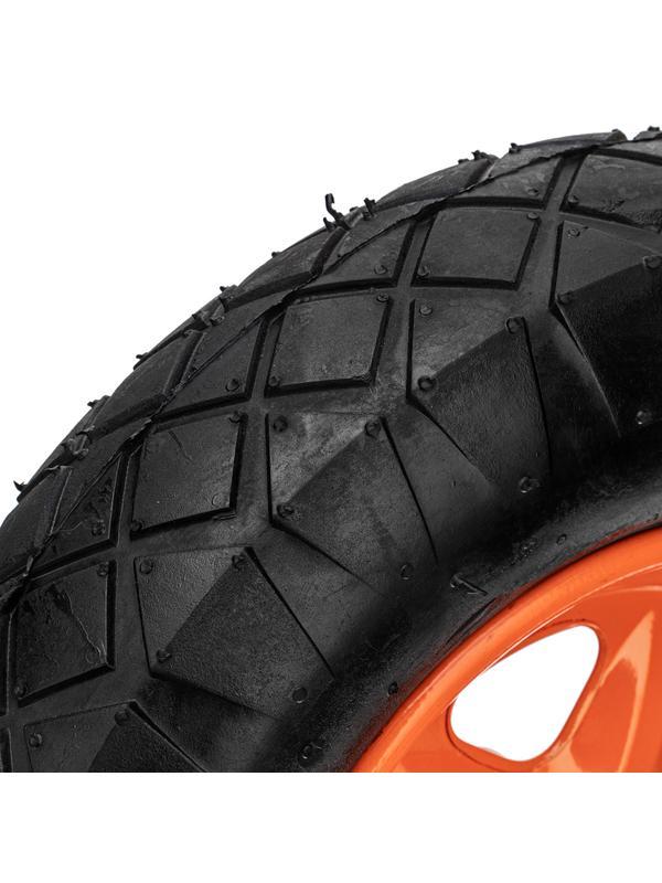 Колесо пневматическое «Звезда» 4.80/4.00-8 D380 мм, внутренний диаметр подшипника 12 мм, длина оси 90 мм Palisad