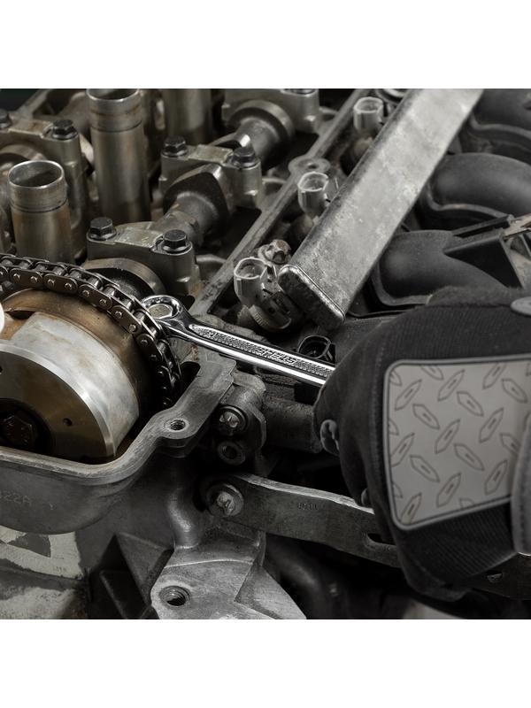 Набор ключей комбинированных 12 шт, 6-22 мм, антислип Stels