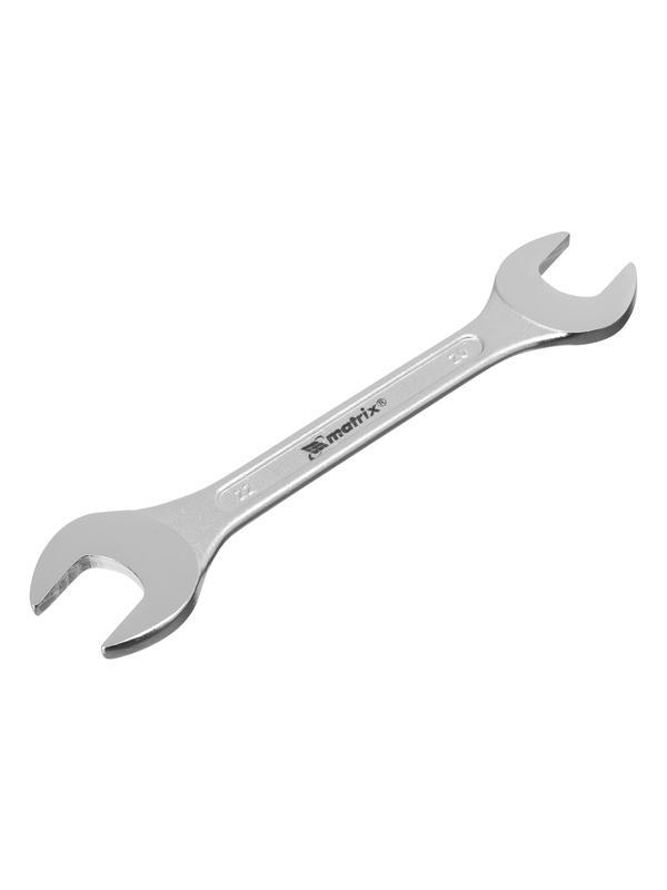 Набор ключей рожковых, 6-22 мм, 8 шт, CrV, хромированные Matrix