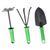 Набор садового инструмента, пластиковые рукоятки, 4 предмета, Standard, Palisad